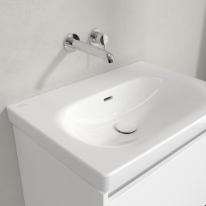 Villeroy and Boch Skyla washbasin 5A5167R1 65x46cm, without tap hole, with overflow, White Alpin C+