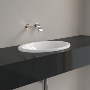 Villeroy & Boch Einbauwaschtisch Loop & Friends 57 x 40,5 cm, weiss Ceramicplus, ohne Hahnloch