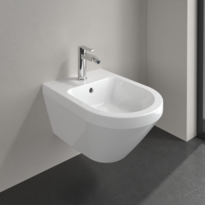 Villeroy und Boch Architectura Bidet 748700R1 wandhängend, 370 x 530 mm, Weiß Alpin CeramicPlus