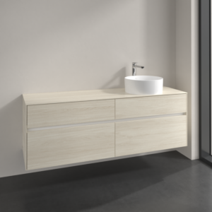 Villeroy and Boch Collaro vanity unit C05100AA 160x54.8x50cm, washbasin right, white oak