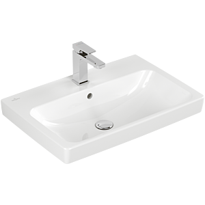 Villeroy and Boch Architectura washbasin 4A8765T2 65x44.5cm, 1 tap hole, with overflow, white AntiBac C-plus
