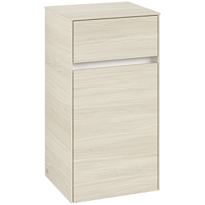 Villeroy et Boch Collaro armoire d&#39;appoint C03201AA 40,4x74,8x34,9cm, butée à droite, chêne blanc