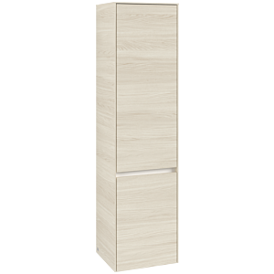 Villeroy et Boch Collaro armoire haute C03300AA 40,4x153,8x34,9cm, charnière à gauche, chêne blanc