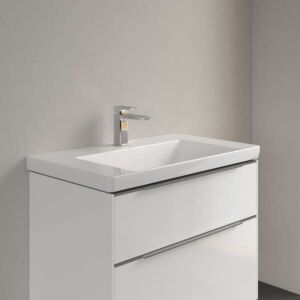 Villeroy &amp; Boch Subway 3.0 vanity unit 4A7081R1 800 x 470 x 165 mm, without overflow, Alpine White CeramicPlus
