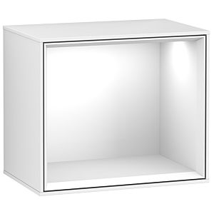 Villeroy und Boch Finion Regalmodul F590GFGF 41,8x35,6x27cm, Ladestation, Regal Glossy White, Glossy white lacquer