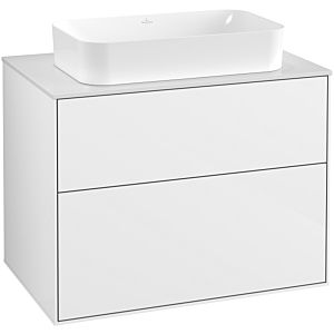 Villeroy et Boch Finion Villeroy et Boch F63100GF 80x60.3x50.1mm, Verre White Matt , Laque blanc brillant