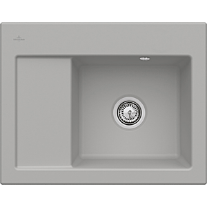 Villeroy und Boch Subway 45 Compact Einbauspüle 331300KD Einbauspüle rechts, 650x220x510mm, fossil CeramicPlus