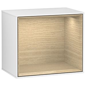 Villeroy et Boch module d&#39; Finion G580PCGF 41.8x35.6x27cm, Emotion, étagère Oak Veneer , laqué blanc brillant