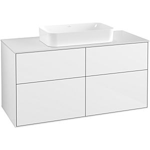 Villeroy and Boch Finion Villeroy and Boch Finion G67100GF 120x60.3x50.1cm, Glass White Matt , Glossy white lacquer