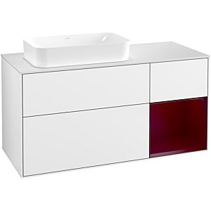 Villeroy and Boch Finion Villeroy and Boch Finion G691HBGF 120x60.3x50.1cm, shelf on the right Peony , glossy white lacquer