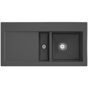 Villeroy und Boch Subway 60 Einbauspüle 671200i4 Spülbecken rechts, 1000x510mm, graphit CeramicPlus