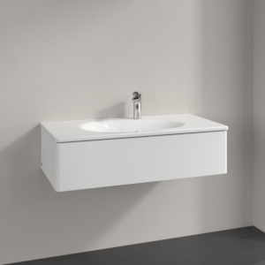 Villeroy et Boch Antao meuble sous-vasque K02000MT 98,8x25,6x49,3cm, sans structure frontale, laqué blanc mat
