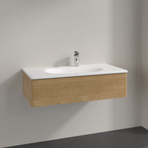 Villeroy und Boch Antao Waschtisch-Unterschrank K02100HN 98,8x25,6x49,3cm, mit Frontstruktur, honey oak