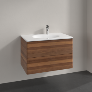 Villeroy und Boch Antao Waschtisch-Unterschrank K04000HM 78,8x50,4x49,6cm, ohne Frontstruktur, warm walnut