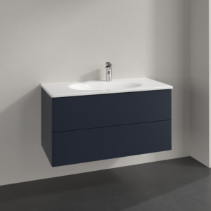 Villeroy und Boch Antao Waschtisch-Unterschrank K05000HG 98,8x50,4x49,6cm, ohne Frontstruktur, midnight blue matt lacquer