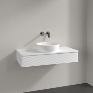 Villeroy &amp; Boch Antao vanity unit K09110MT 100x19x50cm, washbasin top color: white matt lacquer
