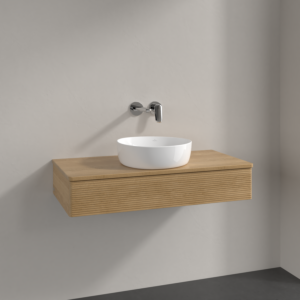 Villeroy und Boch Antao Waschtisch-Unterschrank K09111HN 100x19x50cm, Waschbeckenplattenfarbe honey oak, honey oak