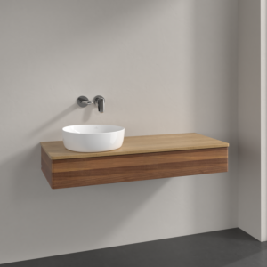 Villeroy und Boch Antao Waschtisch-Unterschrank K11011HM 120x19x50cm, Waschbeckenplattenfarbe honey oak, warm walnut
