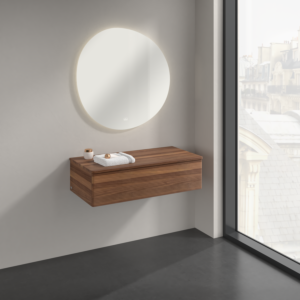 Villeroy &amp; Boch Antao Sideboard K40102HM 100x26.8x50cm, washbasin top color warm walnut, warm walnut