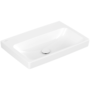 Villeroy und Boch Architectura Waschtisch 4A87KFT2 65x44,5cm, geschliffen, ohne Überlauf, weiß AntiBac C-plus