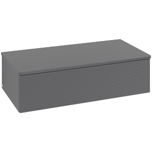 Villeroy und Boch Antao Waschtisch-Unterschrank L40100GK 100x26,8x50cm, Waschbeckenplattenfarbe Lack, anthracite matt lacquer