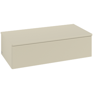 Villeroy and Boch Antao vanity unit L40100HJ 100x26.8x50cm, washbasin top color lacquer, silk grey matt lacquer