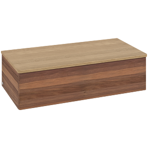 Villeroy and Boch Antao vanity unit L40101HM 100x26.8x50cm, washbasin top color honey oak, warm walnut