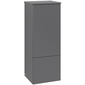 Meuble vasque central Villeroy &amp; Boch Antao L43000GK 41,4 x 103,9 x 35,6 cm, laque couleur anthracite mat