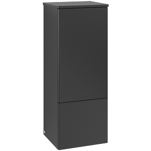 Villeroy &amp; Boch Antao mid-height cabinet L43100PD 41.4x103.9x35.6cm, washbasin top color lacquer, black matt lacquer