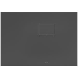 Villeroy & Boch Squaro Infinity Duschwanne UDQ1070SQI2RV1S, 100 x 70 x 4 cm, anthrazit