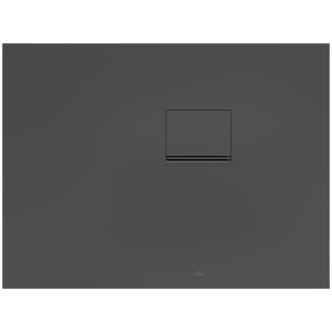 Villeroy & Boch Squaro Infinity shower UDQ1075SQI2RV1S , 100 x 75 x 4 cm, anthracite