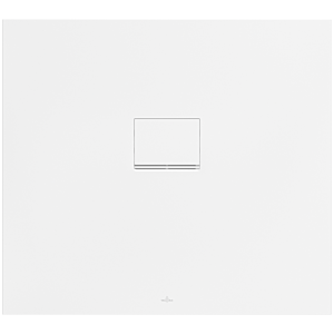 Receveur de douche Villeroy &amp; Boch Squaro Infinity UDQ1090SQI2V-RW 100 x 90 x 4 cm, Stone White, installation universelle