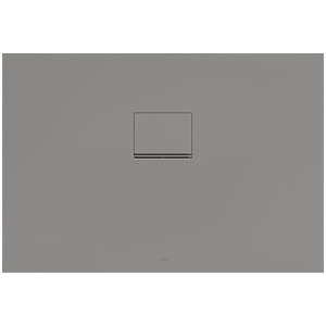 Villeroy und Boch Squaro Infinity Duschwanne UDQ1175SQI2IV3S 110 x 75 x 4 cm, grau, für flächenbündige Installation