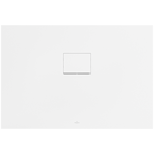 Villeroy und Boch Squaro Infinity Duschwanne UDQ1175SQI2IVRW 110 x 75 x 4 cm, Stone White, für flächenbündige Installation