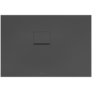 Villeroy & Boch Squaro Infinity shower UDQ1175SQI2LV1S , 110 x 75 x 4 cm, anthracite