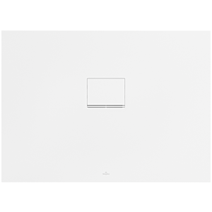 Villeroy &amp; Boch Squaro Infinity shower tray UDQ1180SQI2IVRW 110 x 80 x 4 cm, Stone White, for flush installation