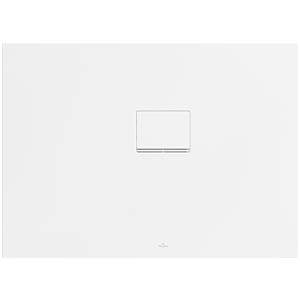 Villeroy &amp; Boch Squaro Infinity shower tray UDQ1180SQI2RVRW 110 x 80 x 4 cm, Stone White, corner installation right against wall