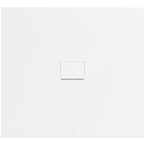 Receveur de douche Villeroy &amp; Boch Squaro Infinity UDQ1210SQI2BVRW 120 x 100 x 4 cm, Blanc Pierre, universel, découpe latérale longue