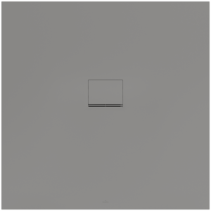 Villeroy &amp; Boch Squaro Infinity shower tray UDQ1212SQI1MV3S 120 x 120 x 4 cm, grey, dimensions for flush installation