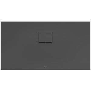 Villeroy & Boch Squaro Infinity douche UDQ1370SQI2IV1S , 130 x 70 x 4 cm, anthracite