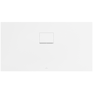 Villeroy und Boch Squaro Infinity Duschwanne UDQ1370SQI2IVRW 130 x 70 x 4 cm, Stone White, für flächenbündige Installation