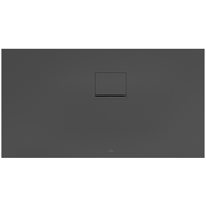 Villeroy & Boch Squaro Infinity Duschwanne  UDQ1370SQI2RV1S, 130 x 70 x 4 cm, anthrazit