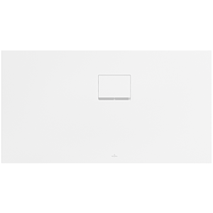 Villeroy &amp; Boch Squaro Infinity shower tray UDQ1370SQI2RVRW 130 x 70 x 4 cm, Stone White, corner installation right against wall