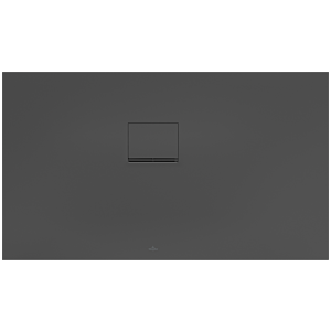 Villeroy & Boch Squaro Infinity douche UDQ1375SQI2LV1S , 130 x 75 x 4 cm, anthracite