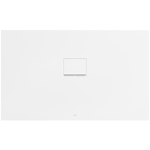 Villeroy &amp; Boch Squaro Infinity shower tray UDQ1380SQI2IVRW 130 x 80 x 4 cm, Stone White, for flush installation