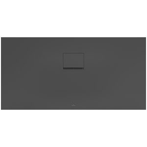 Villeroy & Boch Squaro Infinity shower UDQ1470SQI2BV1S , 140 x 70 x 4 cm, anthracite