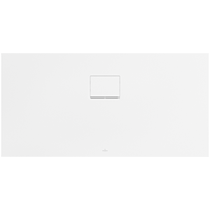 Villeroy &amp; Boch Squaro Infinity shower tray UDQ1470SQI2BVRW 140 x 70 x 4 cm, Stone White, universal, long side cut