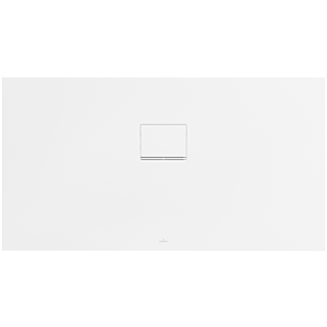 Villeroy &amp; Boch Squaro Infinity shower tray UDQ1475SQI2BVRW 140 x 75 x 4 cm, Stone White, universal, long side cut