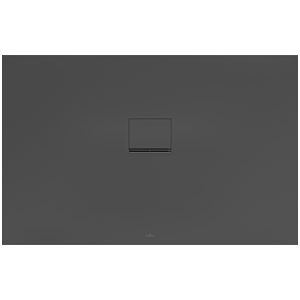 Villeroy &amp; Boch Squaro Infinity shower tray UDQ1490SQI2MV1S 140 x 90 x 4 cm, anthracite, dimensions for flush installation