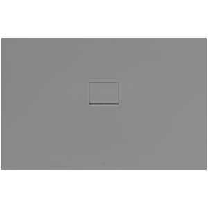 Villeroy &amp; Boch Squaro Infinity shower tray UDQ1490SQI2MV3S 140 x 90 x 4 cm, grey, dimensions for flush installation